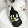 Ropa delgada para mascotas Vestido de verano Camiseta Impresión de ropa de perro divertida para perros pequeños Cachorro Campo Chihuahua Disfraces de la moda transpirable 240507