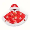 Giacche Claik Classico cinese per Baby Born Baby COMPLEANNO Tiger fatto a mano con cappuccio con cappuccio in cotone 1-2-3-3-4-5 anni Kids Cape Winter