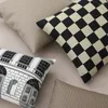 Oreiller nordique couvre couvercle en coton oreillers décoratifs boho pour canapé de canapé et salon décoration intérieure 45x45cm de taies d'oreiller