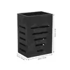 Rangement de cuisine Storage du lave-vaisselle porte-baguette baril suspendu cage de cage de cage de table (Double Grid (noir mat)) Coupion murale