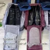 Sacos de armazenamento 1pc Travel de sapato portátil possui o organizador de bolsa de alta capacidade dobrável de alta capacidade multifuncional