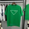 Maglietta da uomo di lusso Mens Designer Black White Green Lettere Green Shorys Cotone Short Selling Brand Abbigliamento M XL Tshirt per donne Trendy