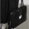 Vintage High Capacity Trendy Laptop Bag Ins Modes Streetwear Tophandle Taschen 16 Zoll Y2K Ästhetische Frauen Schulterhandtasche 240508