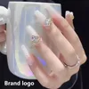 10 PCSBABAB 3D Brand Luxury Metal Nail Art Decorações