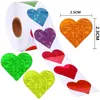 Wandaufkleber 1 Roll Valentine Day Aufkleber Kleber Geschenkverpackung DIY Basteln Dekorative Bänder herzförmig für Bar Party Store
