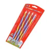 Pencils 4-color/set HB color pencil 4-color integrated core creative color wooden pencil childrens art painting stationery tool d240510