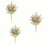 Fiori decorativi 1pc pianta di plastica artificiale fiore eucalipto nuziale bouquet giardino natalizio da ghirlanda home home decorazione fai -da -te