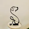 Estatuetas decorativas escultura de arte de cã