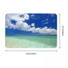 Teppiche Sunshine Beach 24 "x 16" Nicht -Schlupf -Absorption Memory Foam Bad Matte für Wohnkultur/Küche/Eingang/Innen-/Außen-/Wohnzimmer