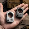 Brass Knuckles di qualità Self Defense Metal Knuckle Duster Finger Tiger Female Anti Wolf Outfoor Cam Tasca EDC Tool Drop Drop DH9PK