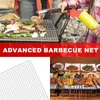 Tools 8Pcs BBQ Mesh Grill Mat Rectangular Grilling Mats Nonstick Topper Reusable Temperature