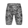 Herrbadkläder Summer Swim Swimsuit Short Athletic Training Swimming Trunks Waterproof Beach Tights Shorts Boxer Briefs