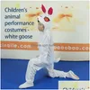 Dancewear Smart en schattige kleine dieren in kinderen speelt rood gehoorzaken konijnen Performance kostuums drop levering baby kinderen Materni dhlb3