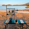 Meubles de camp Igt Plateau de thé japonais extérieur Dry Bamboo Camping mini table basse de mer