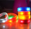Music Activated Sound Control Led Flashing Bracelet Light Up Bangle Wristband Club Party Bar Cheer Luminous Hand Ring Glow Stick L9436612