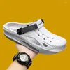 Casual schoenen Outdoor Strand Snelle droge lichtgewicht Slippers Slippers Zomer Fashion Sandalen voor Men 2024 Originele tuin zachte keuze