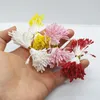 Fleurs décoratives 500pcs 2 mm / 0,078 pouces en verre artificiel étamines pour décoration de gâteau artisanat nylon bricolage accessoires cadeaux