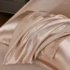Bettwäsche -Sets glänzende Kissenbezug Europäischer und amerikanischer Größe 90 Satin Stoff