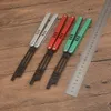 Высококачественный тренер бабочек нож CNC эффективная втулка System 6061-T6 Алюминиевая ручка EDC Pocket Neives не Sharp
