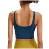 Gym aligne tops tops yoga sports soutien-gorge camis vêtements pour femmes amortisseurs riches en forme de remise en forme sous-vêtements