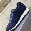 2024 Nuovo stilista di moda di alta qualità Blu Casual Tennis Scarpe per uomini e donne in tessuto Lace-Up Ventilato Comfort Scarpe sportive a prova di sporcizia DD0506P 38-44 31