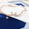 Bijoux de créateur bracelet de créateur de mode original bracelets de charme assortiment nocturne nocturne bracelet élément féminin élément féminin étoile de lune bracelet