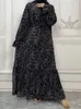 Roupas étnicas Ramadã abaya peru islâmico árabe muçulmano modesto long hijab vestido para mulheres kaftans túnica lonque femme musulmane vestido longo t240510