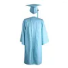 衣料品セット卒業ガウンモルタルボードキャップアカデミックローブ大学2024アダルトジップ閉鎖モルタルブ