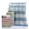 Towel Beach de gaze de três camadas espessada Banho espessado seco rapidamente desenho animado jacquard Jacquard