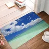 Teppiche Sunshine Beach 24 "x 16" Nicht -Schlupf -Absorption Memory Foam Bad Matte für Wohnkultur/Küche/Eingang/Innen-/Außen-/Wohnzimmer