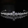 Bridal Hair Band Hoofdtooi Flash Diamond Zirkon Small Crown Hair Sieraden Princess Verjaardag Wedding Performance Accessoires 2668