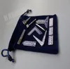 Set di 9 diversi badge di strumenti di lavoro massonica blu con sacca di velluto Mason Mason Miniature Mason Gifts 2011252759783