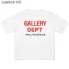 Gallerry Deept High end designer shorts for Poster Print Summer Loose Cotton Bottom Mens and Womens Short Sleeve Fashion T-shirt With 1:1 original labels