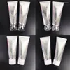 Garrafas de armazenamento 100 ml de plástico prateado tubo macio 100g de loção cosmética Creme de shampoo shampoo squeeze garrafa de alta qualidade