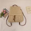 Totes mochila feminina de palha de verão boho bohemian saco de ombro oco hobo crochet sacolas de viagem para mulheres maconha de maconha de praia