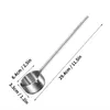 Spoons WORTHBUY Multifunctional Oil Pouring Spoon 304 Stainless Steel Pan Long Handle Splashing Scoop Kitchen Ladle