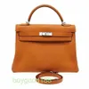 Top dames Designer Akeilly Sac Top Dames Designer Akeilly Sac Clemence Leather 32 Handbag Brown