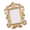 Frames Charming Glitters Gold Baroque Po Frame Place Card Holder Picture Wall Wedding Home Birthday Decor