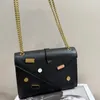 Sacs de créateurs Fashion Femmes Small Bright Luxury Grain En cuir à main Louleur Classic Bag Le lettre