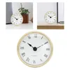 Clocks Accessoires 80 mm Insert Mouvement Craft Gold Rim Head .15 pouces Roman Numerals Modern Style