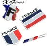 Bilstyling 3D Aluminium France Flag Emblem Badge Car Sticker Decals Carstyling för Peugeot 307 206 207 Citroen Renault DS C2 C37586946