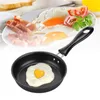 Casseroles à œufs frits revêtement antiadhésif mignon conception portable charmante évaluation la plus élevée non stick mini-friture