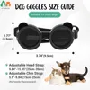 Hondenkledingbril voor een kleine ras zonnebril ogen bescherming puppy verstelbare riem motor fiets car driving fiets rijden wandelen