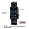 Orologi binari Mens Sport Wateroproof Acciaio Watch per l'uomo a LED Display Military Owatch Relogio Masculino 240428