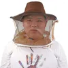 Beretten bijwachter beschermende hoed anti bijen stof nylon net garen bijenteeltbeschermer dop