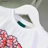 NOWOŚĆ Baby Tracksuits Girls Summer Suit Kids Designer Ubrania Rozmiar 90-160 cm T-shirt z krótkim rękawem i zielone szorty 24 MAY