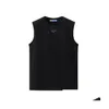 Heren T-shirts Designer Hoogwaardige mouwloos vest Fashion Pure Cotton Fitness Running Sports Summer Loose Drop Delivery Apparel Clot OTL7X