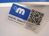 Carte di plastica personalizzate all'ingrosso 200 pcs trasparenti cartoline di identificazione del business paper matte zzz