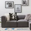 Kissen -Kaufhödestil -Muster in braun und weißer Decke Sofa Dekoration Quadratwurf 45x45