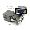 새로운 15PIN VGA 여성-RJ-45 암 커넥터 카드 VGA RGB HDB Extender to LAN CAT5 CAT6 RJ45 네트워크 이더넷 케이블 어댑터 RJ45 VGA 커넥터